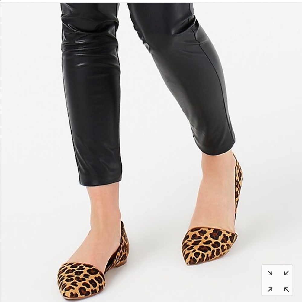 Zoe Leopard d’Orsay Flats